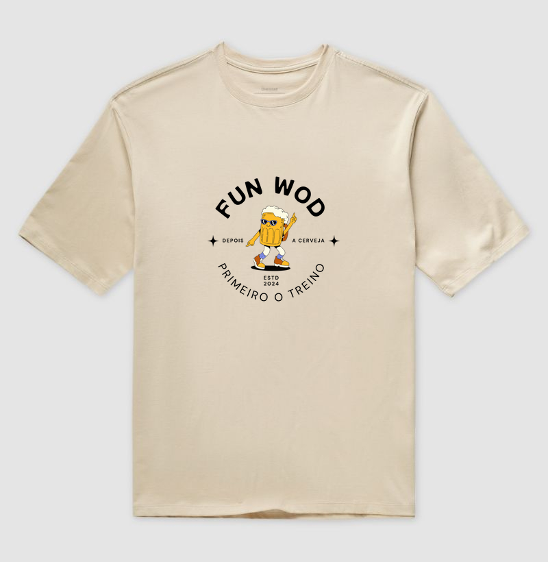 Primeiro o treino depois a cerveja (Unissex)