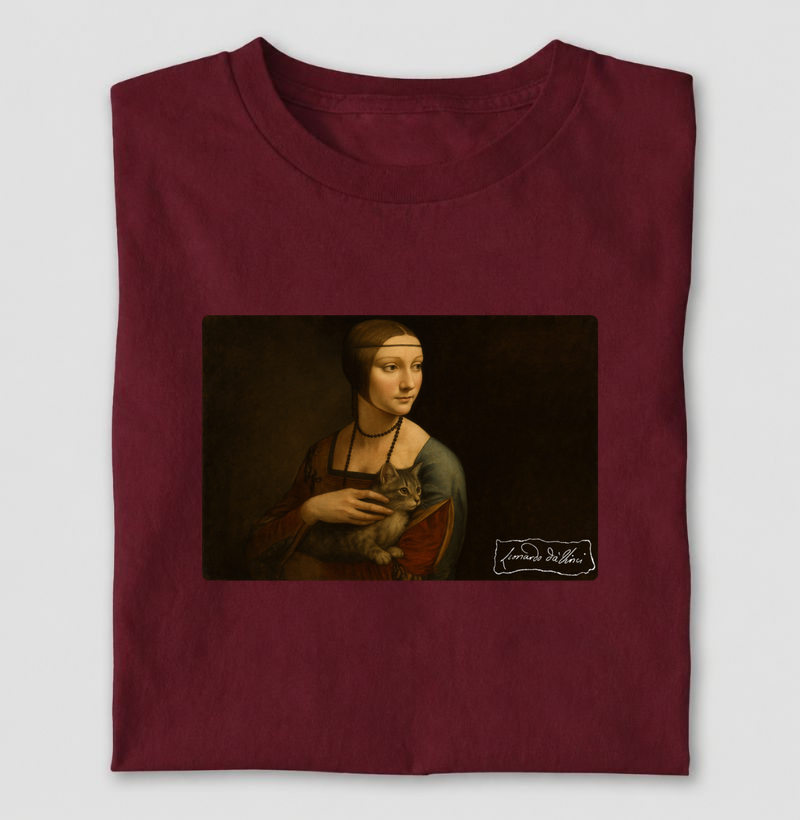Dama com o Gatinho — da Vinci 