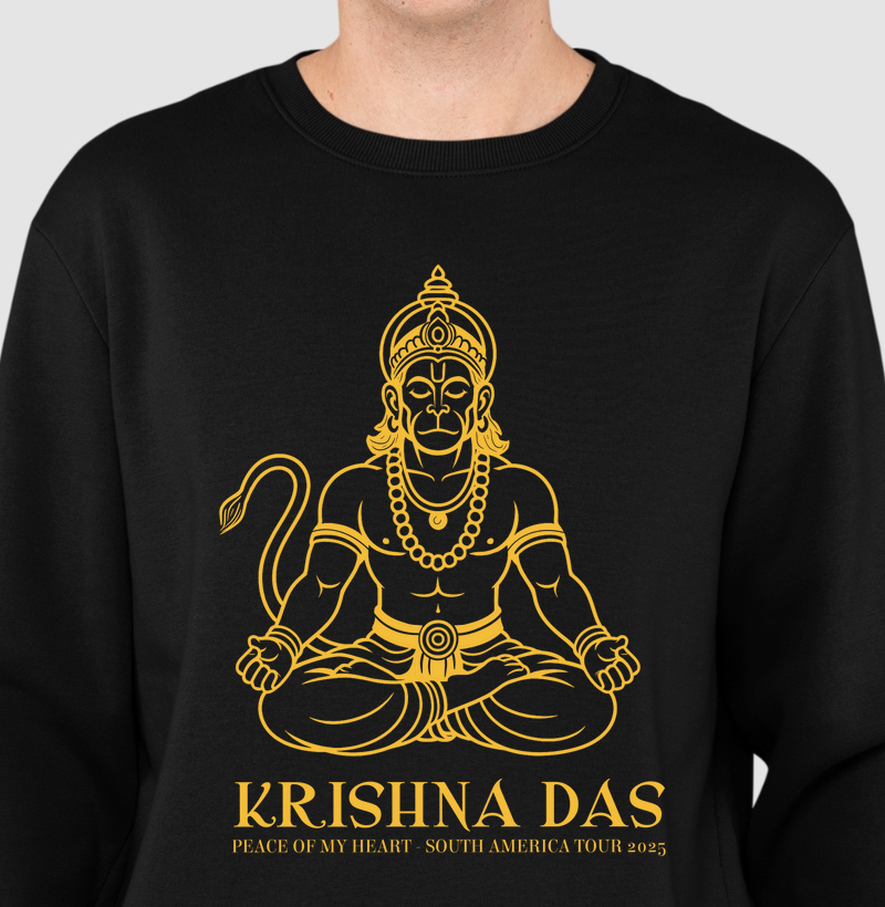 Hanuman - Moletom Suéter - Estampa Amarela