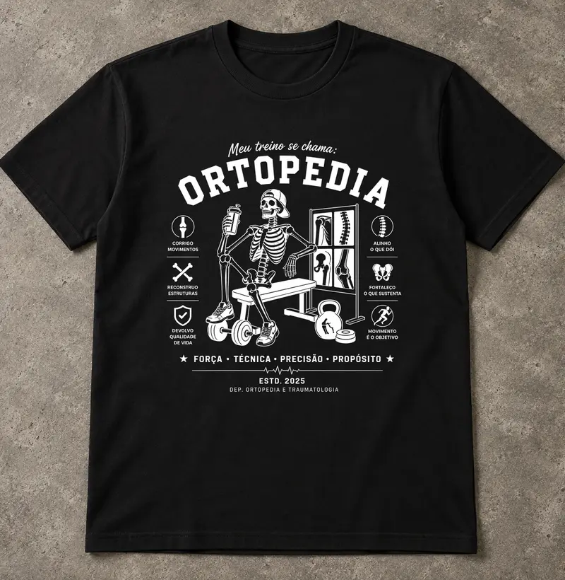 Camiseta — Ortopedia: Meu Treino