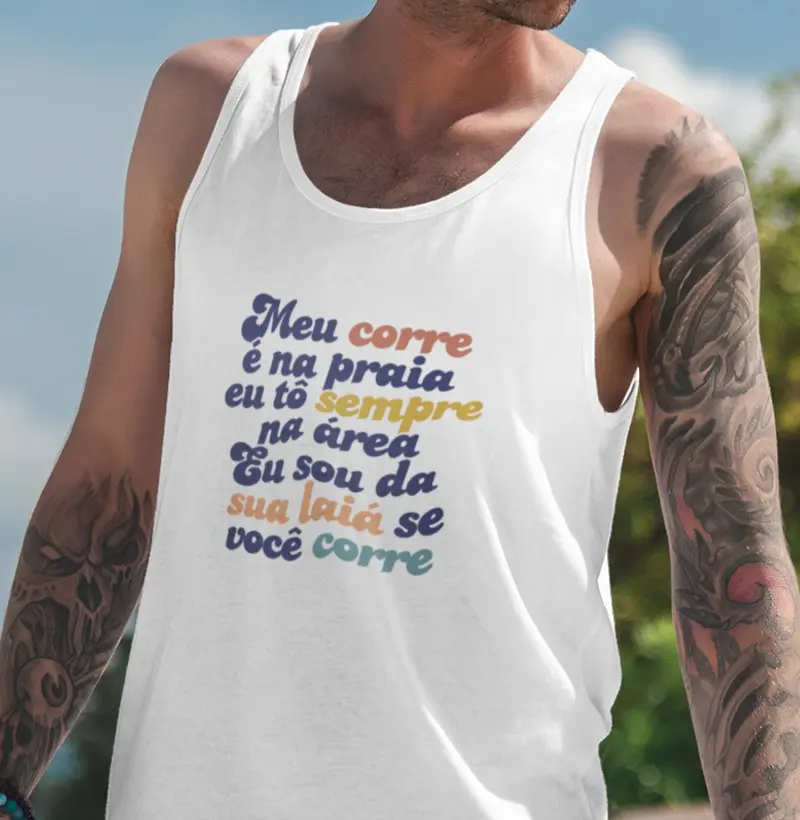 Meu treino é na praia