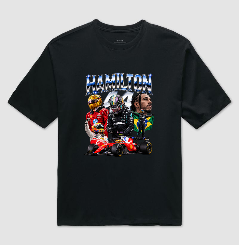 Lewis Hamilton interlagos 2026 - Camiseta Oversized