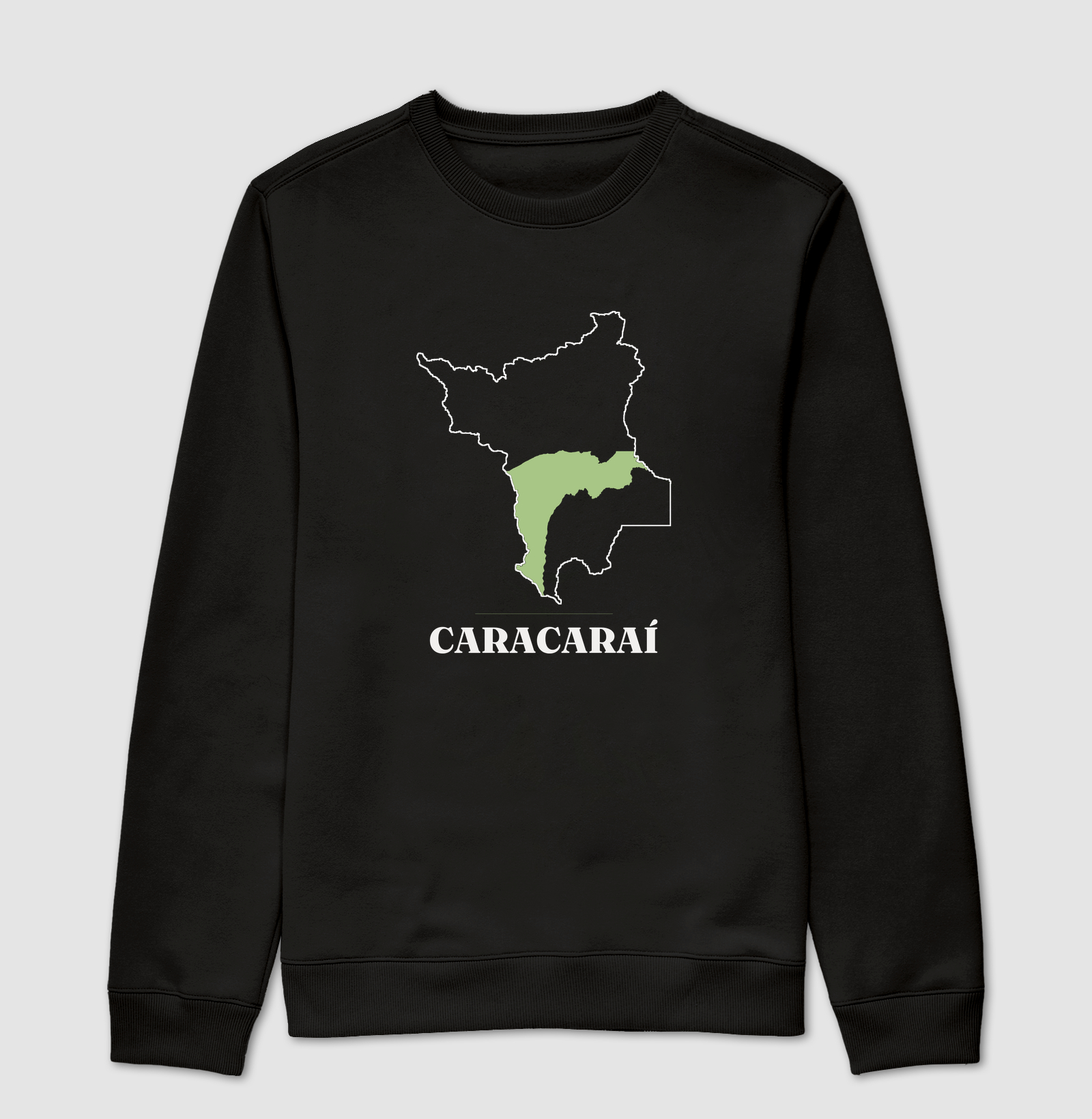 Caracaraí | Traço RR - Suéter Moletom