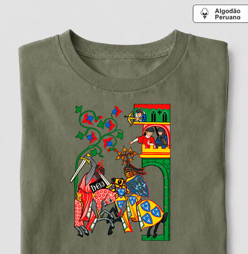 Torneio Medieval - Camiseta Algodão Peruano