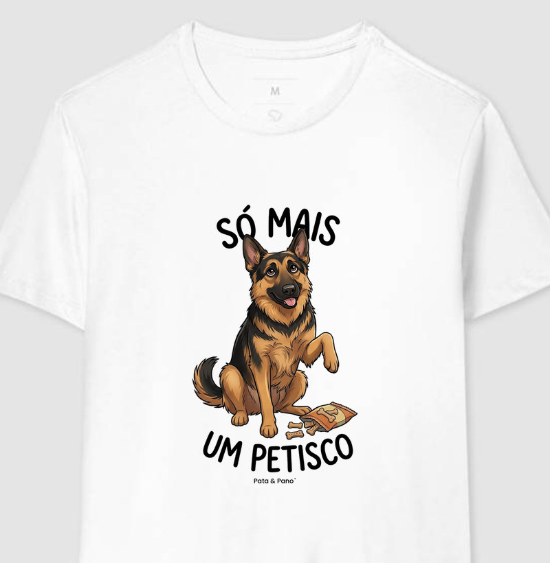 CAMISETA PASTOR ALEMÃO PETISCO