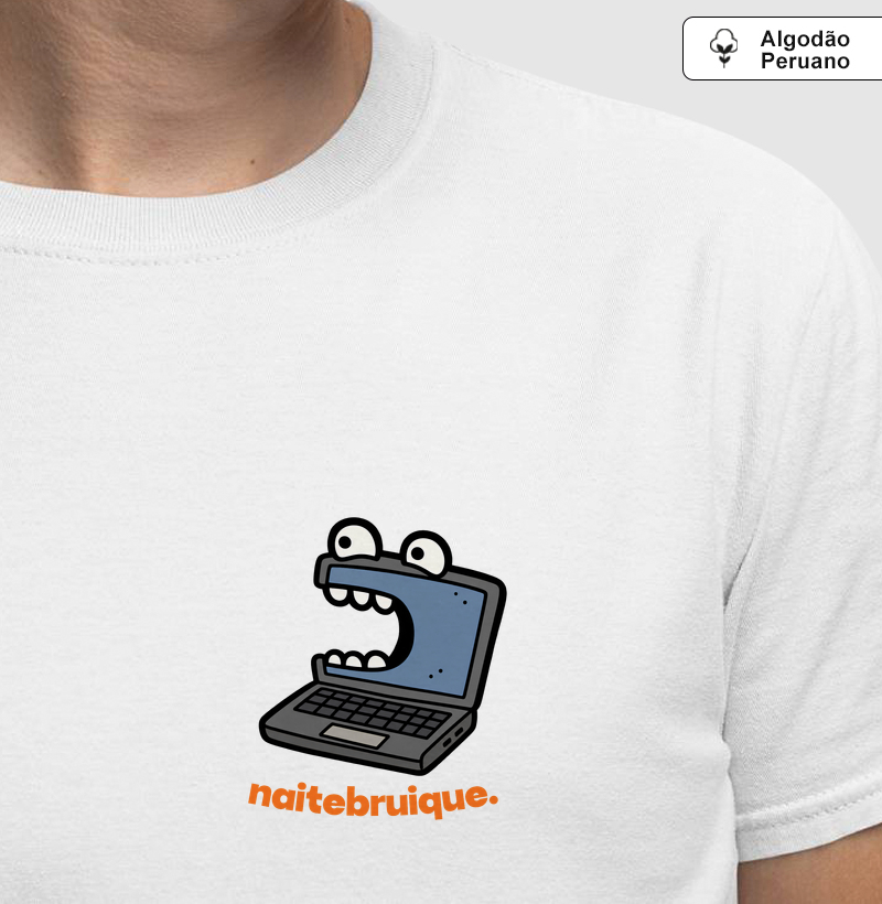 Naitebruique - Camiseta Algodão Peruano