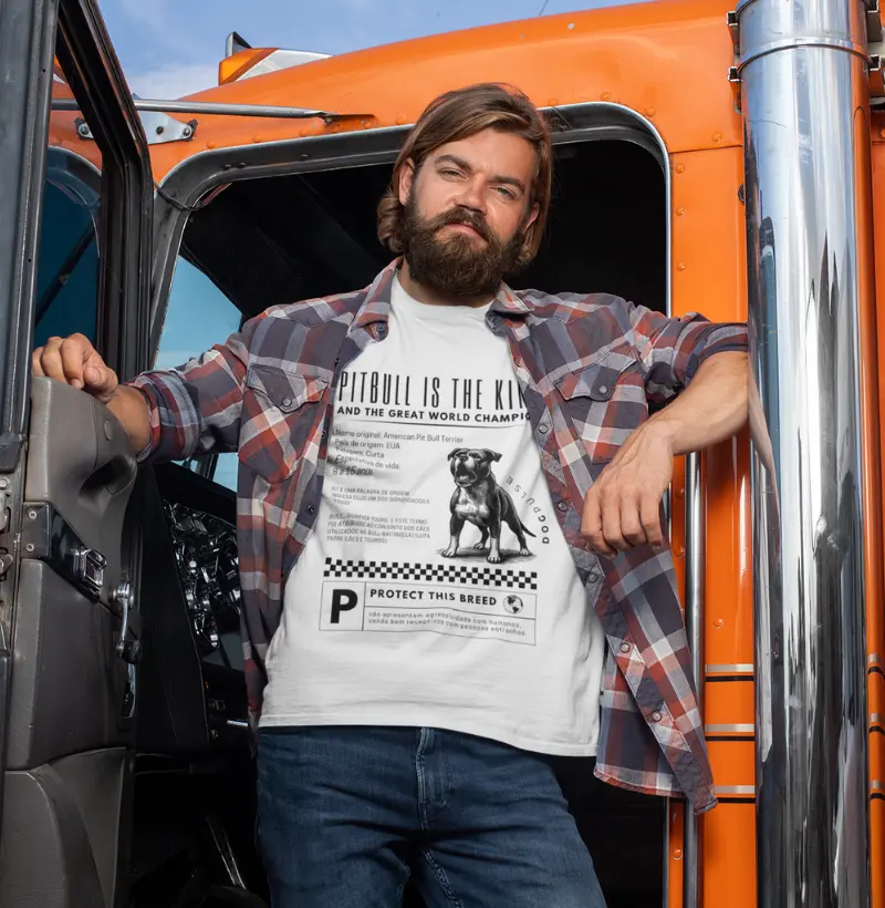 Camiseta Dog Pulse Pitbull Is The King – True Alpha