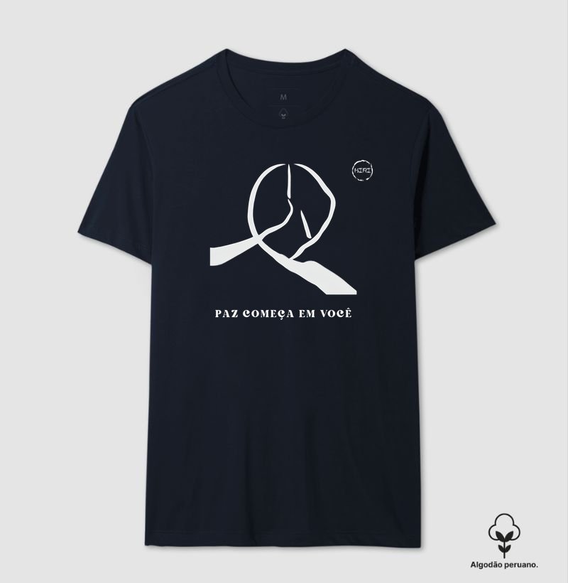 Camiseta Premium KIRI - Paz começa em Você - Min