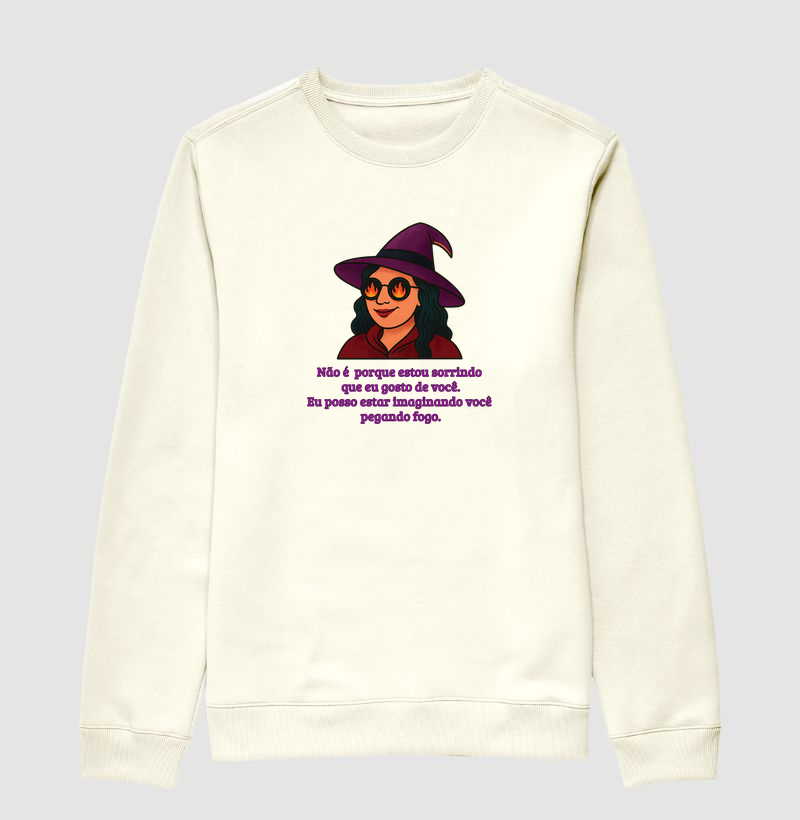 Não é porque estou sorrindo