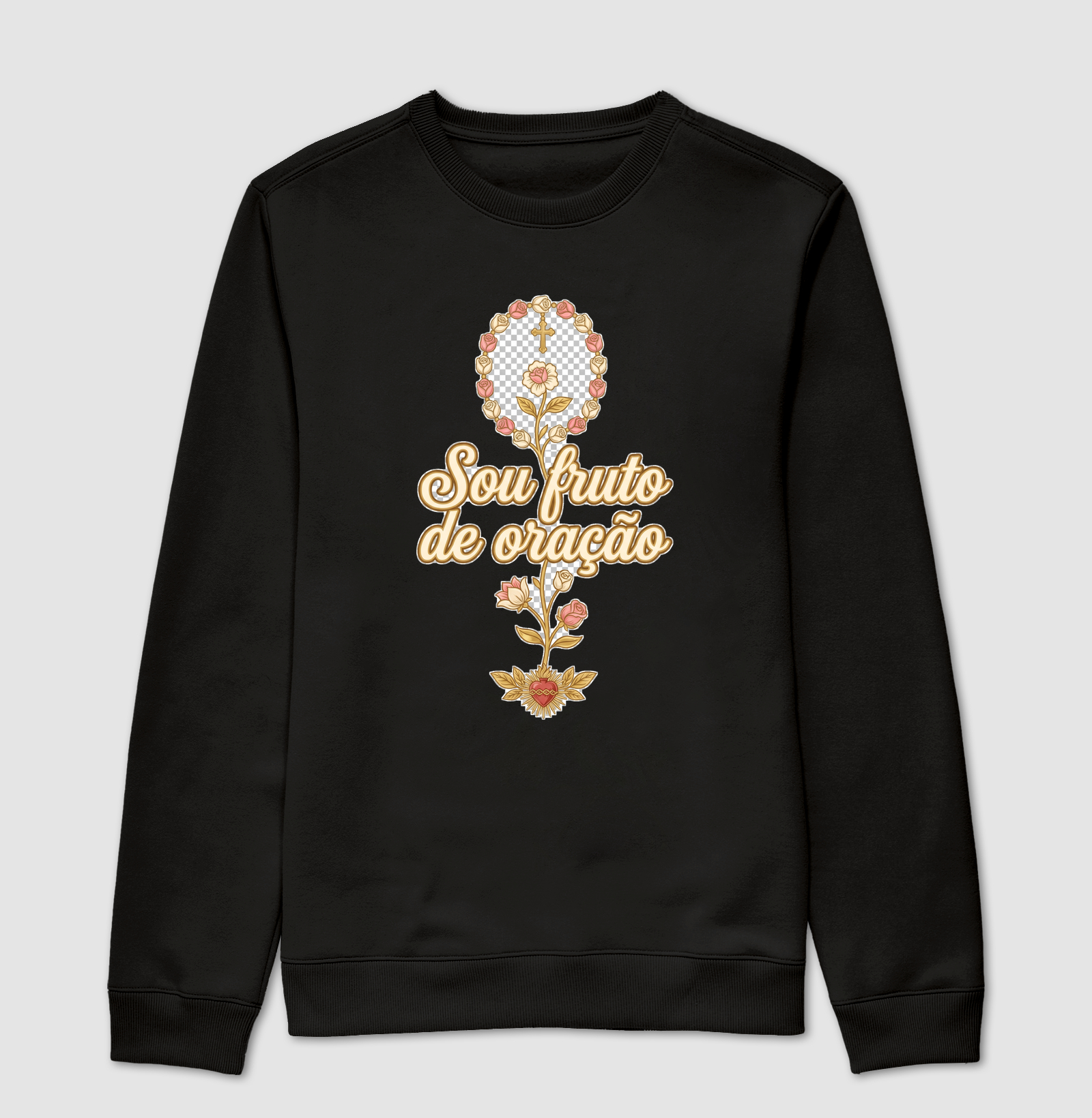 Sou Fruto de Oração - Suéter Moletom