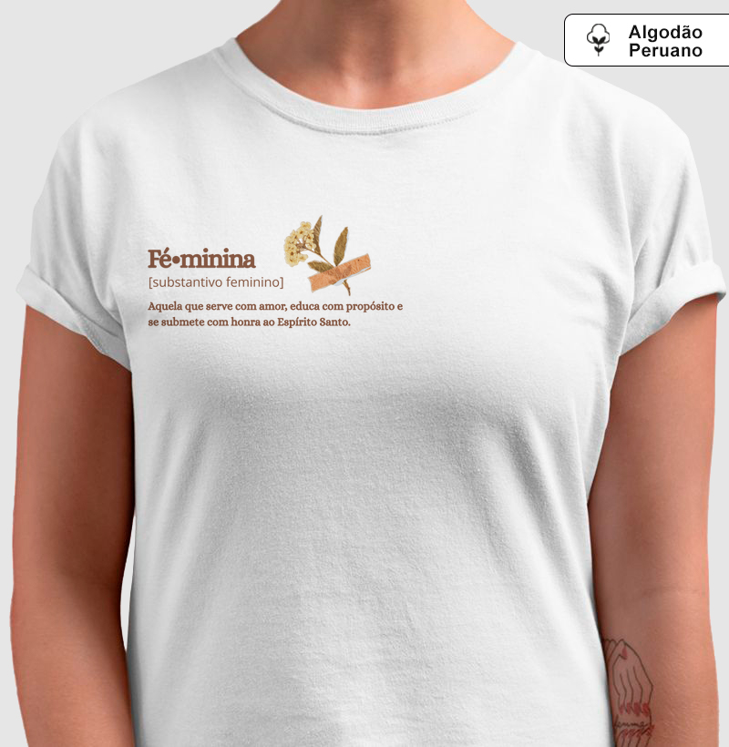 Fé•minina – Delicada na forma, firme na fé