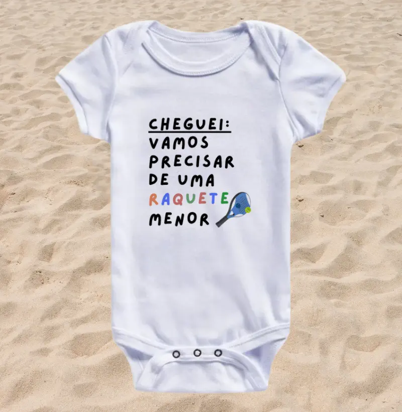 Cheguei: Vamos precisar de uma raquete menor - Beach Tennis