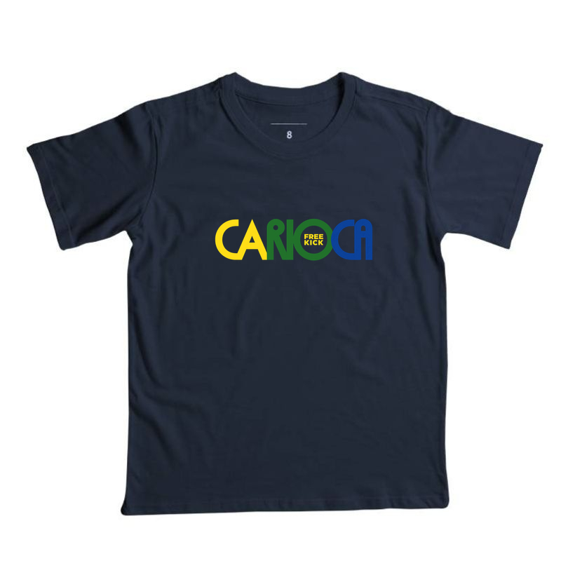 CAMISETA INFANTIL FREE KICK CARIOCA