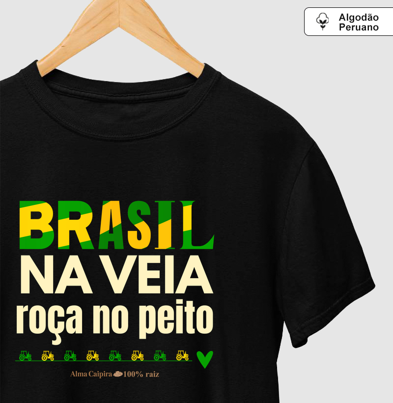 Brasil na veia, roça no peito