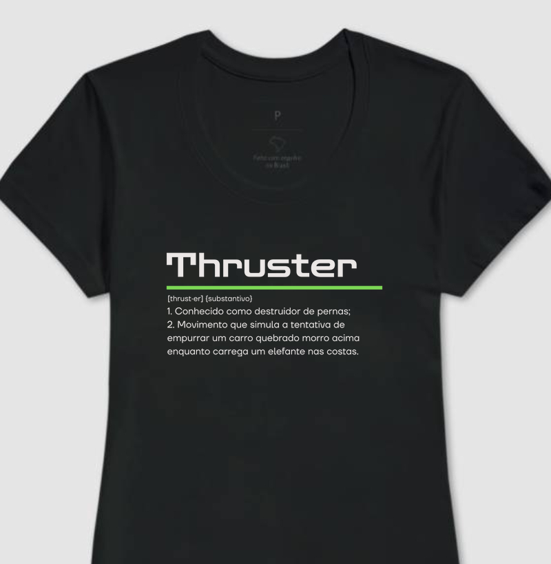 Thruster no dicionário (Masc. e Fem.)