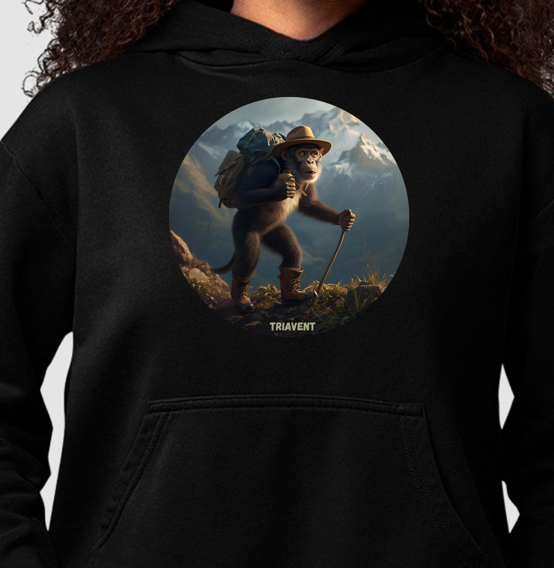 Casaco Hoodie Moletom Trekking