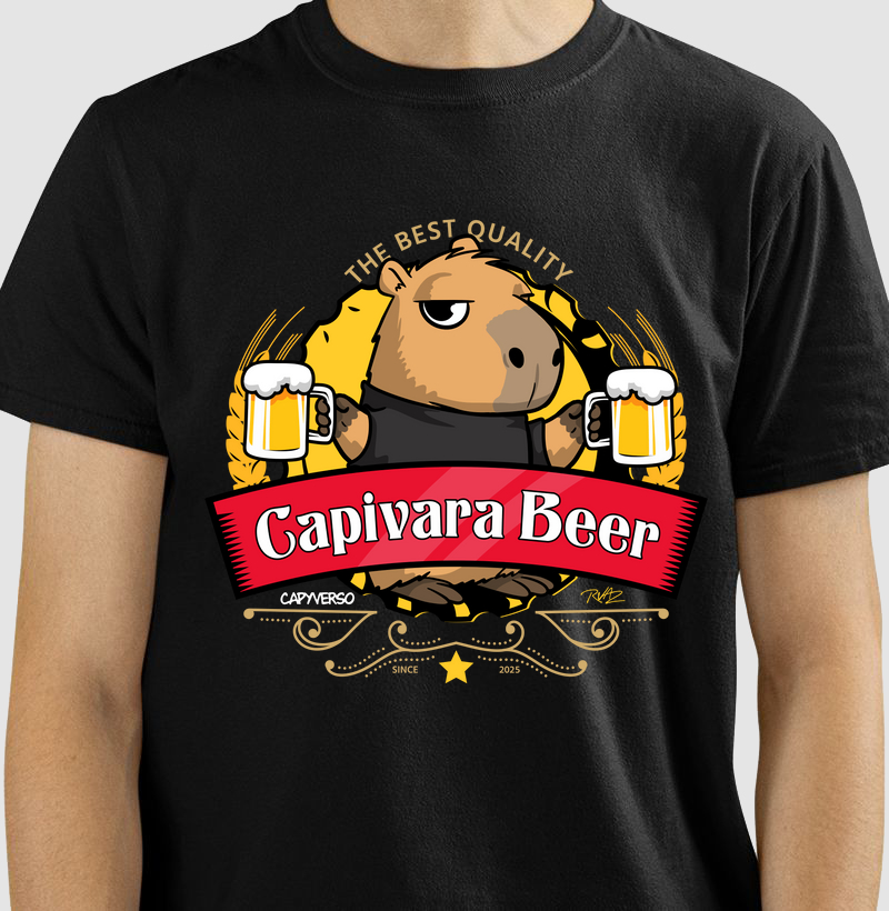 Camiseta Capivara Beer