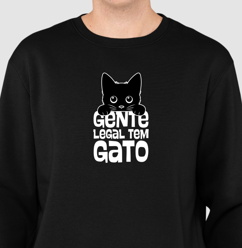 Gente legal tem gato
