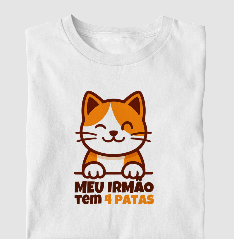 Meu irmão tem 4 patas.