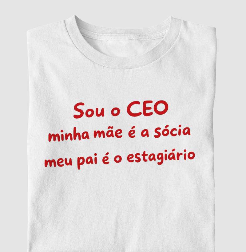 Sou CEO, mamãe é sócia e papai faz estágio