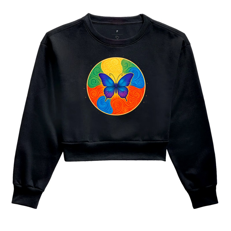 Cropped Moletom 4 Elementos