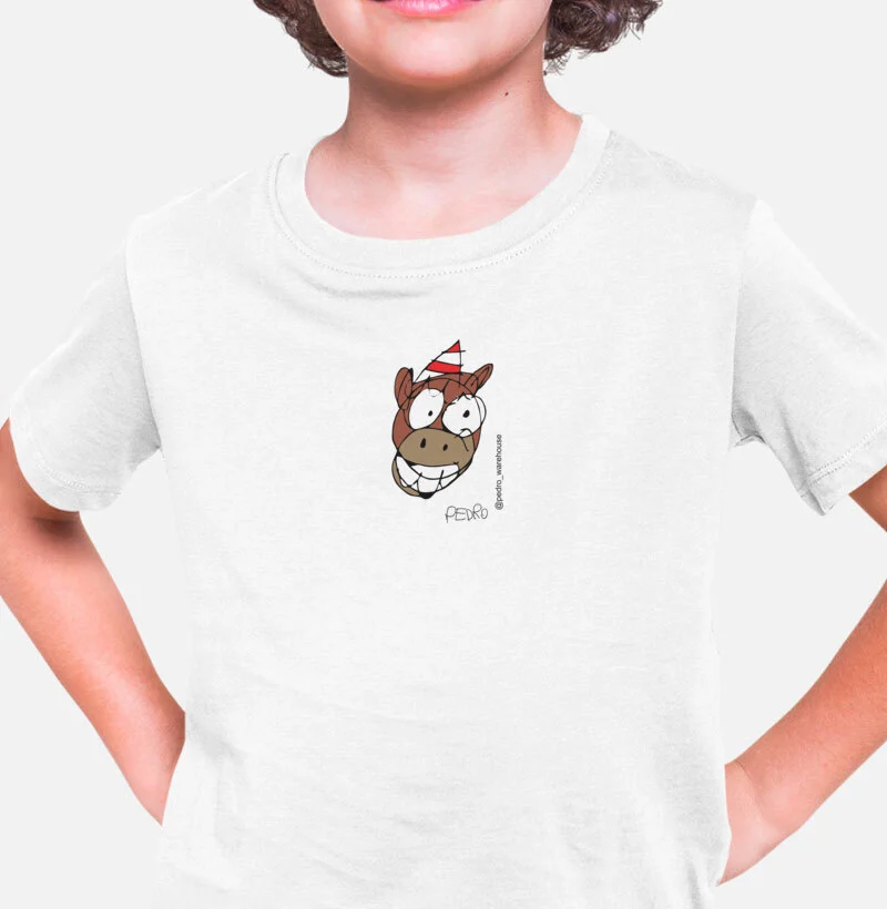 CAMISETA MINI - CAVALO CARAMELO
