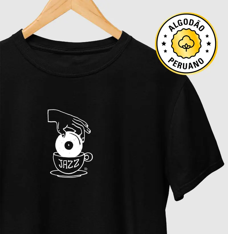 Jazz - Coffee Break - Camiseta Algodão Peruano