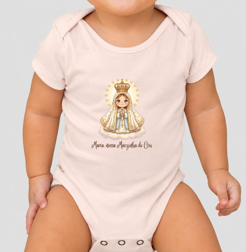 Body Infantil Maria, Nossa Mãezinha