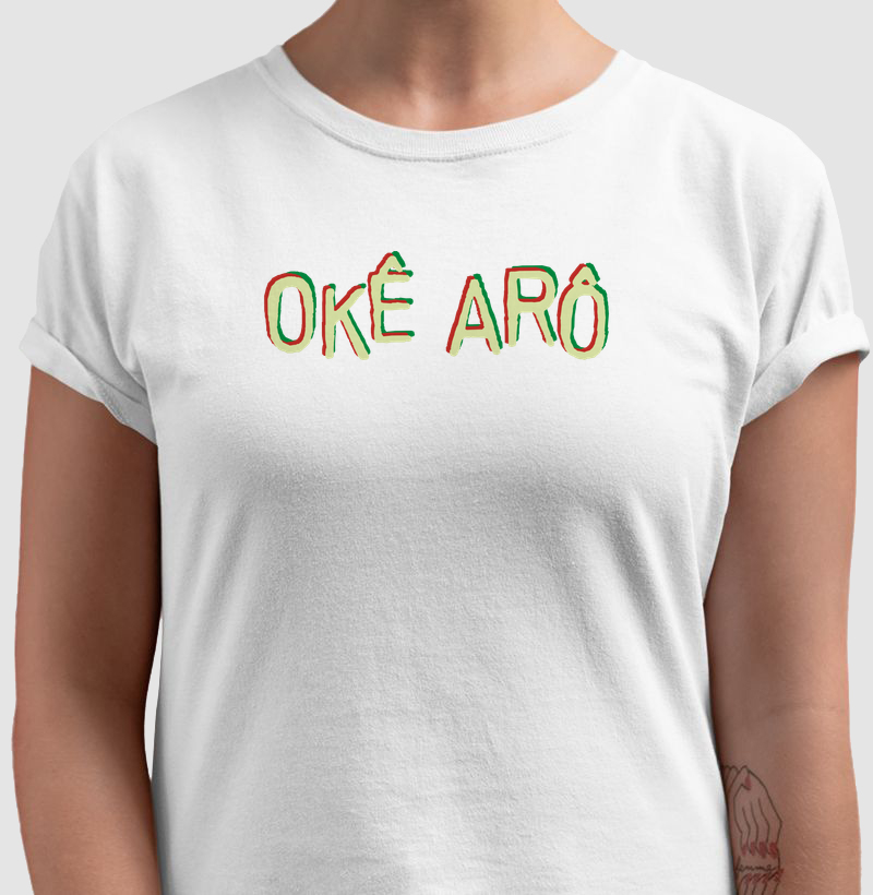 camiseta OXÓSSI saudação