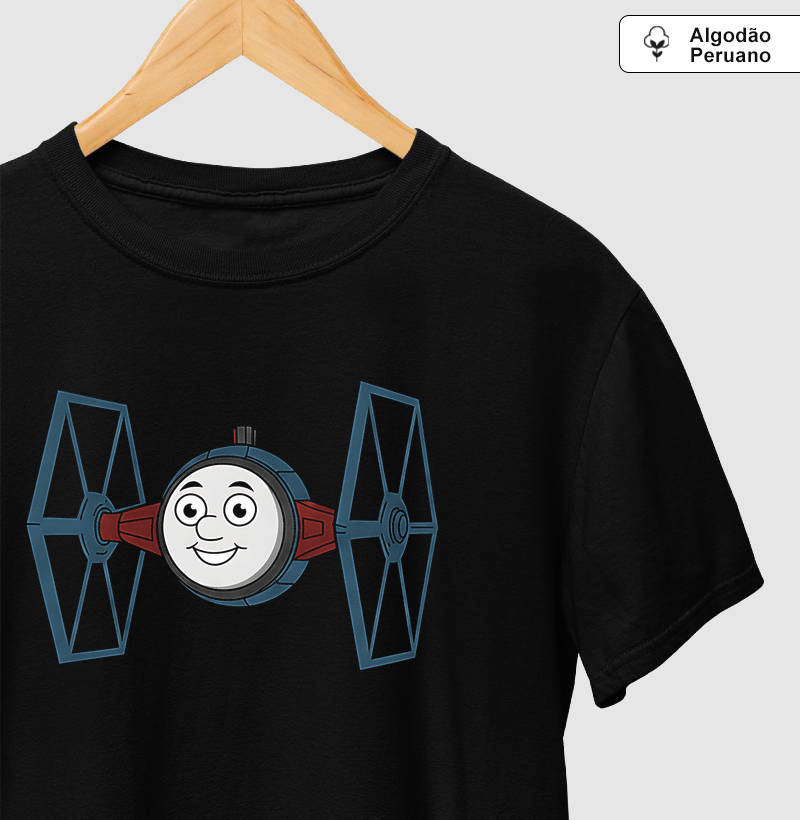 Camiseta Algodão Peruano TIE Engine - Camiseta Algodão Peruano