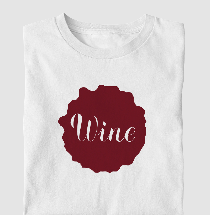 Camiseta Wine Label