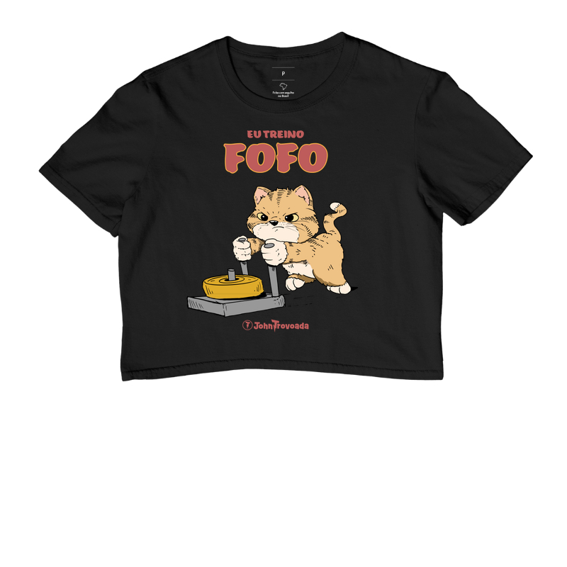 Gato Eu treino fofo 