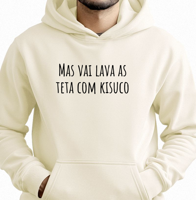 Moletom Vai lava as teta (com capuz)
