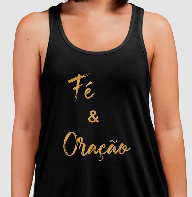  Fé • Oração (regata)