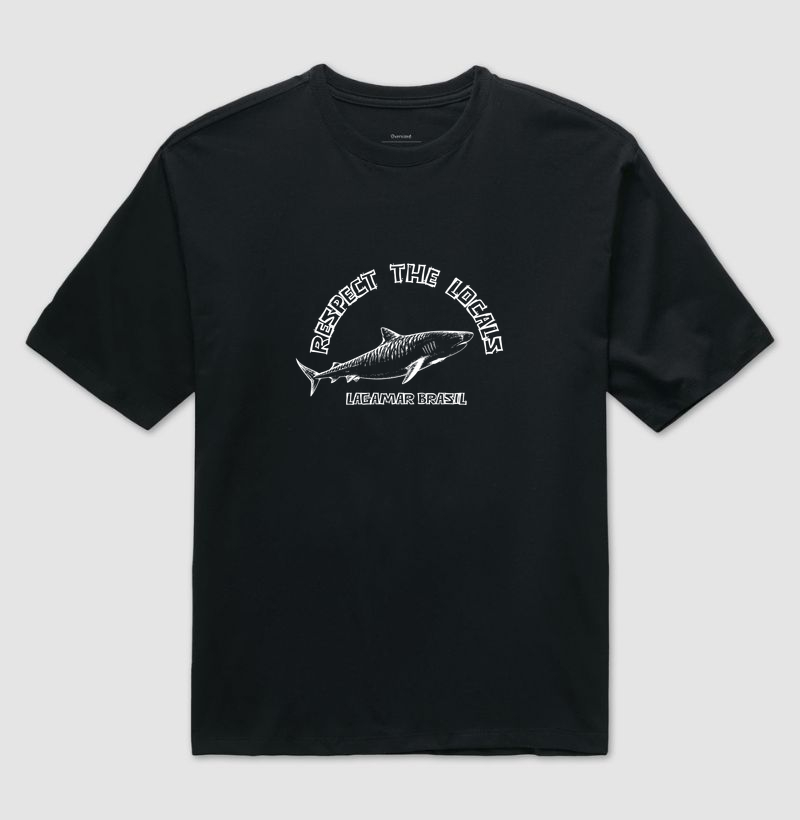 Camiseta Oversized Respect the Locals