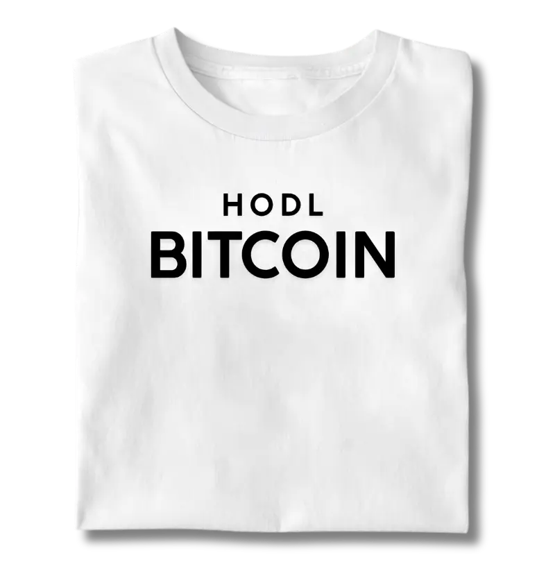 Camiseta Bitcoin Hold (HODL)