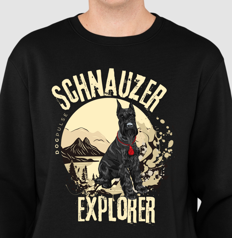 Suéter Moletom Dog Pulse Schnauzer Explorer – Noble Adventurer