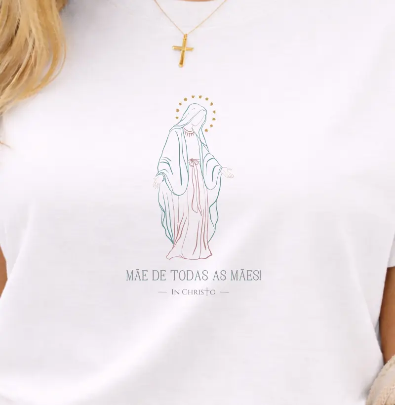 Camiseta Mãe de Todas as Mães 100% Algodão Premium