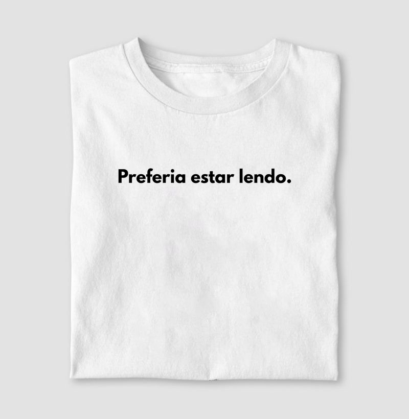 Preferia Estar Lendo