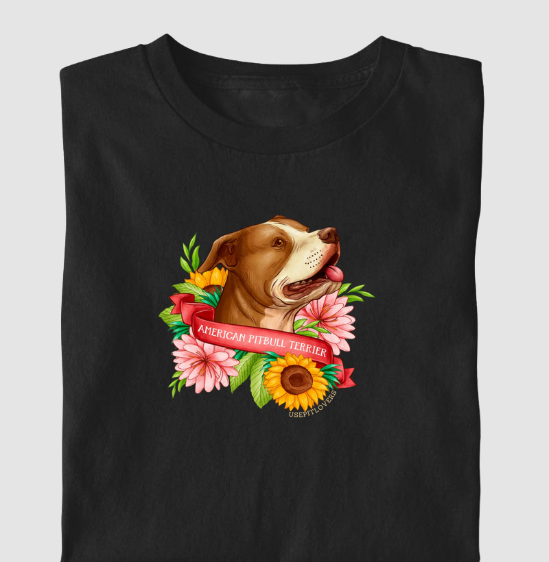 American Pit Bull Terrier flowers
