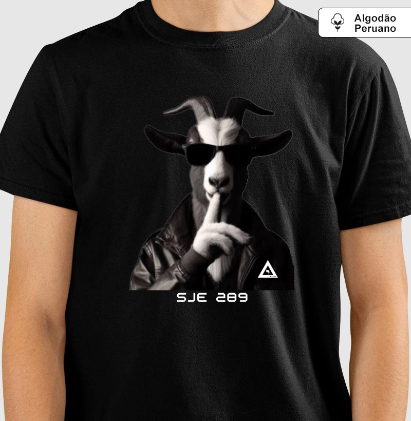 SJE 289 - Camiseta Silêncio do Bode - Mr. GADU - Algodão Peruano Premium