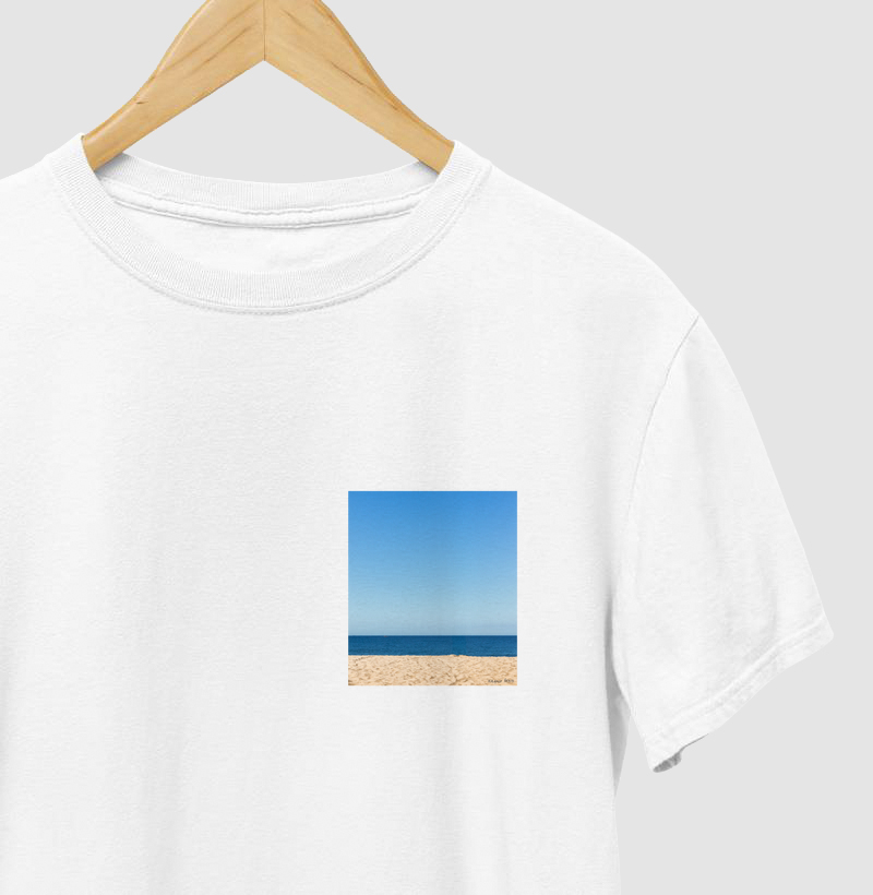 Camiseta Praia Bolso