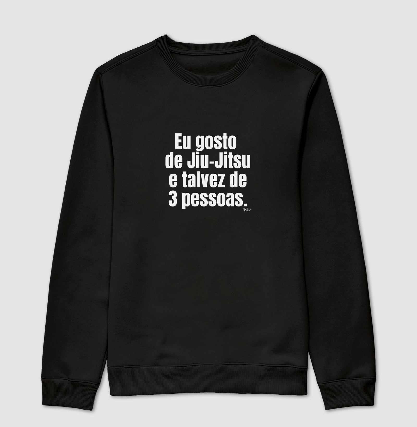 Eu gosto de Jiu-Jitsu e talvez de 3 pessoas