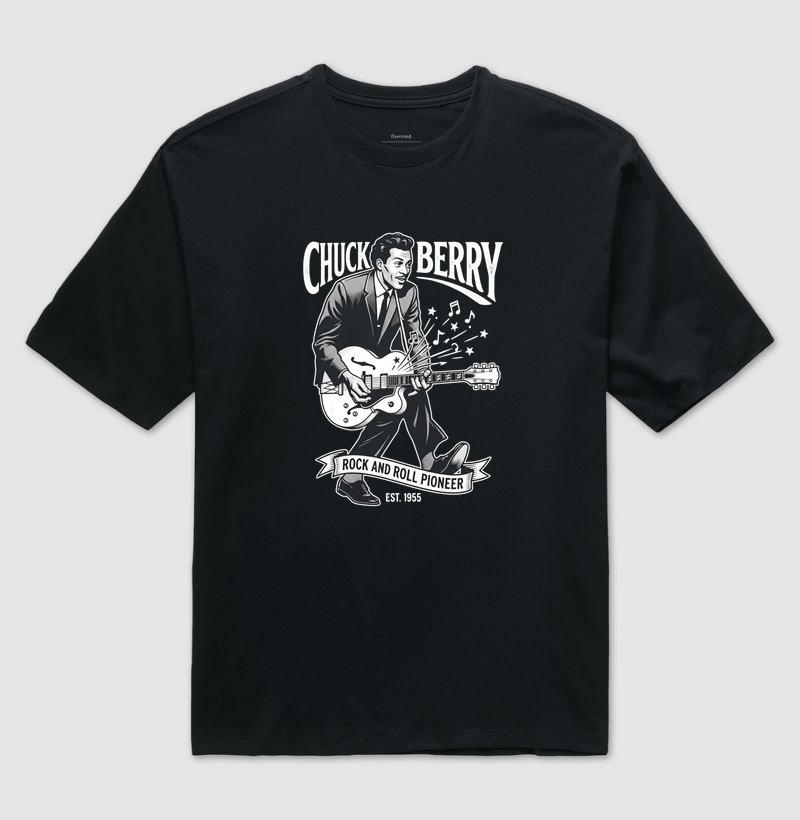 Chuck Berry v1 - Camiseta Oversized