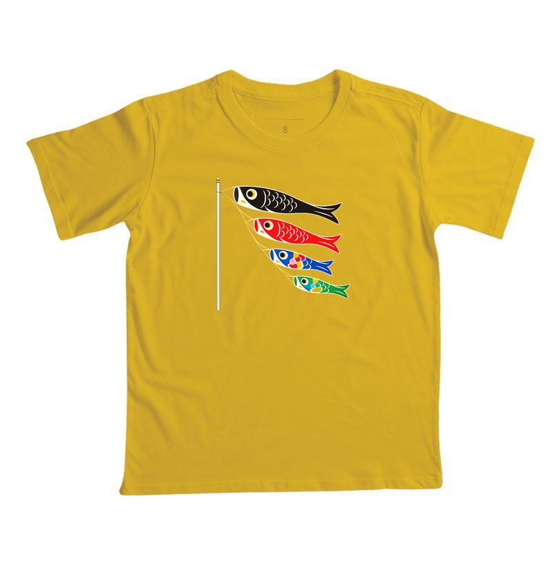 Koinobori - Família em Harmonia - Camiseta Infantil