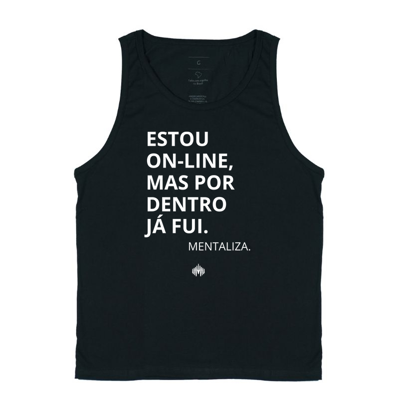 Estou on-line, mas por dentro já fui.