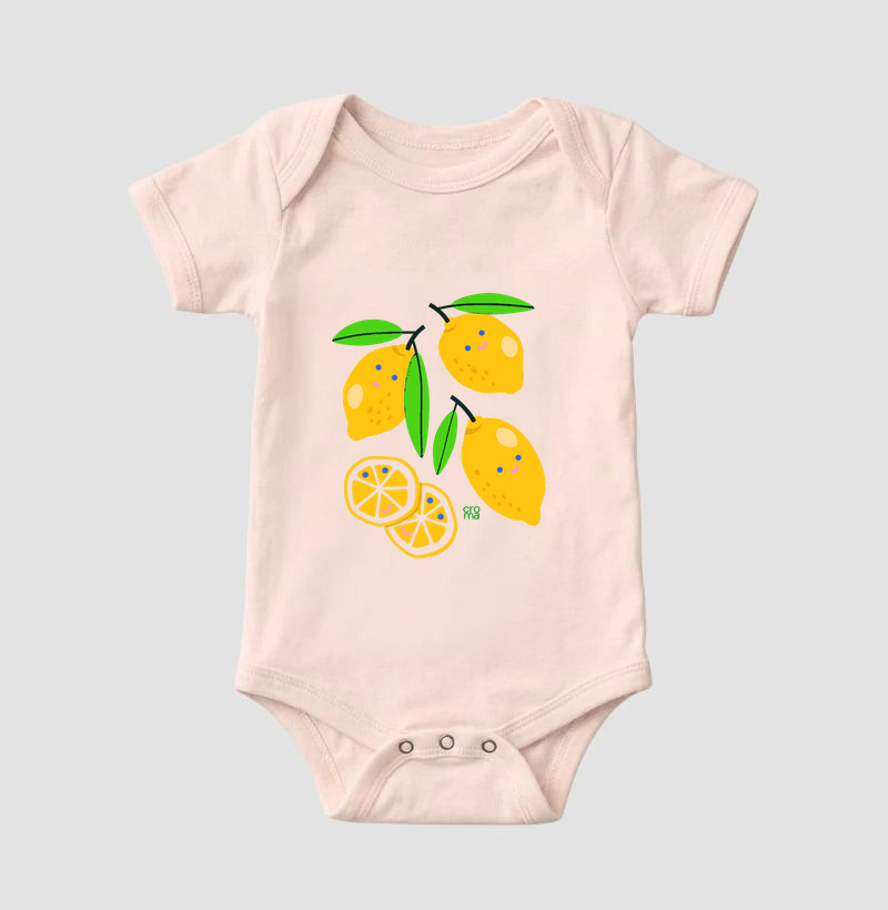 Body Infantil Baby Limones