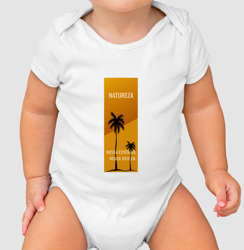 Body Infantil Natureza (Essência) - Body Infantil
