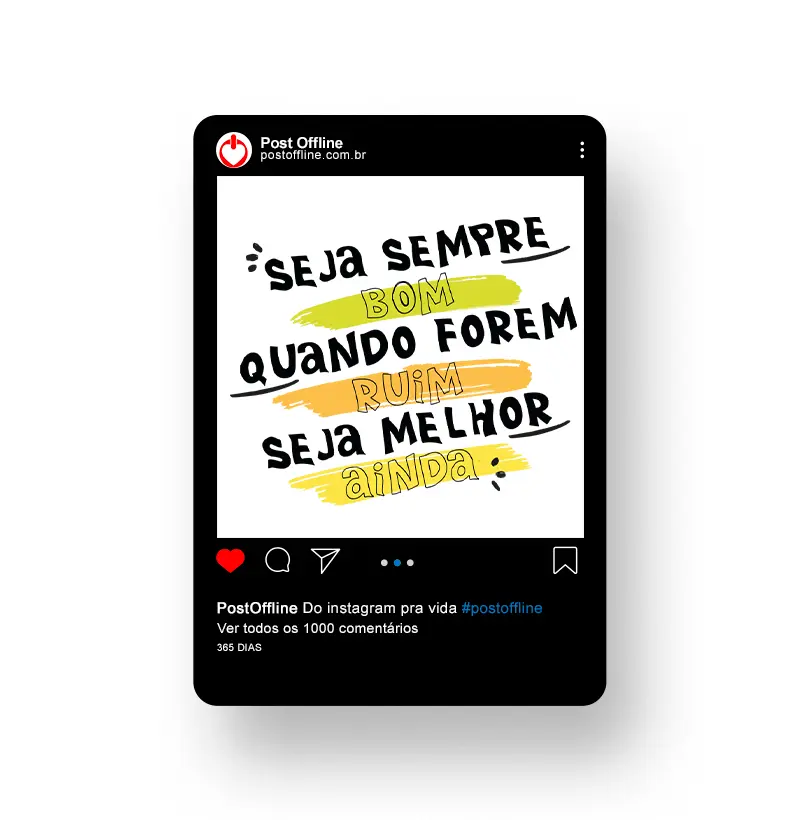 SEJA SEMPRE BOM
