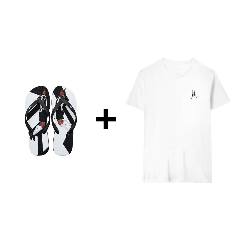 Chinelo 41/42 + Camisa Clash of CAMs